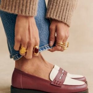 Sezane Andrea Loafers - Terracotta- Size 7/38